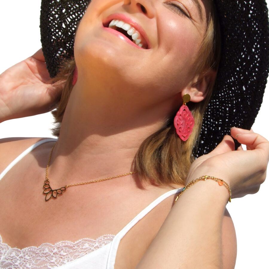 KETTE Edelstahl mit Lotusblüte