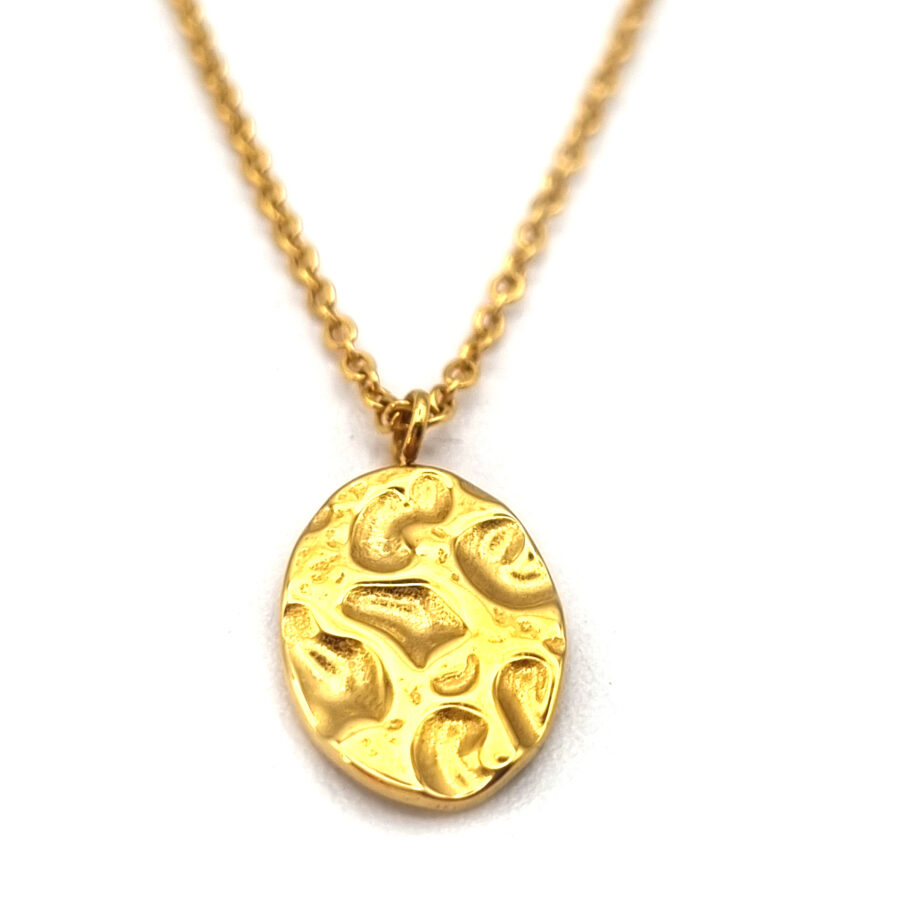 KETTE Edelstahl mit ovalem Anhänger