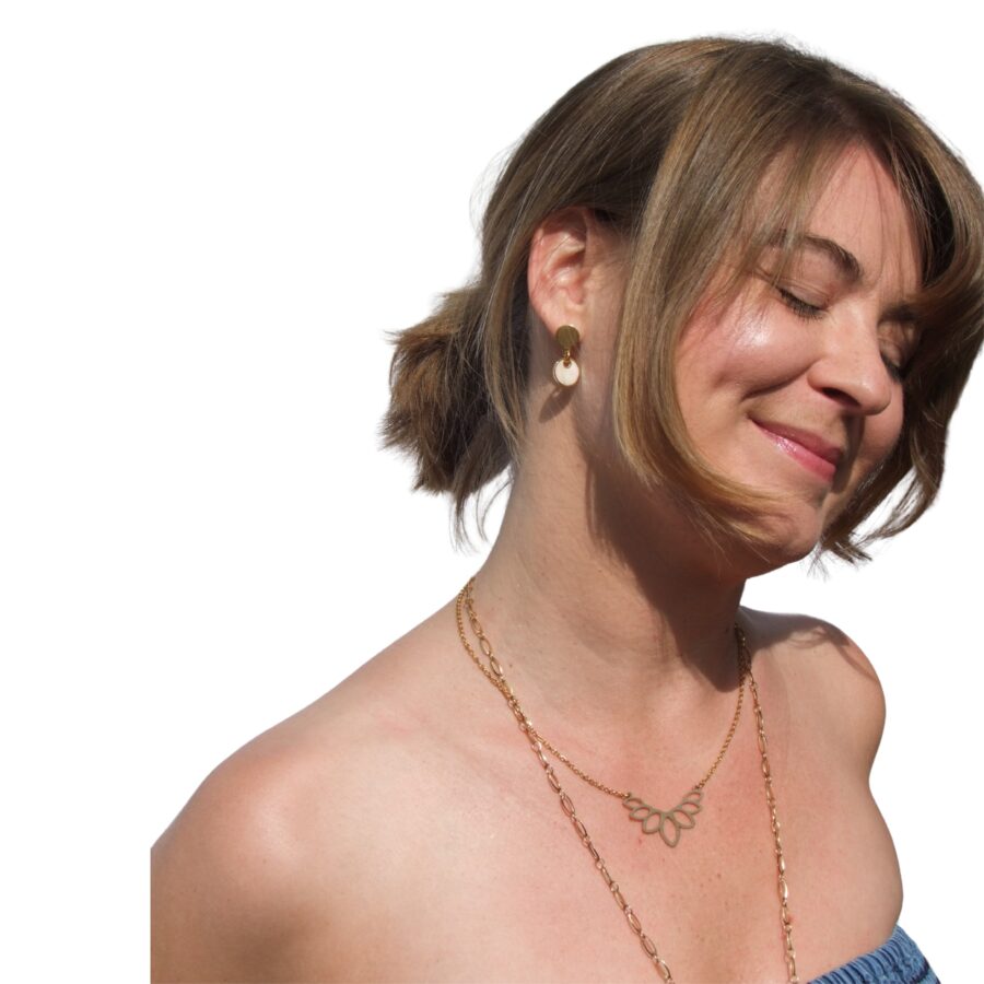 KETTE Edelstahl mit Lotusblüte