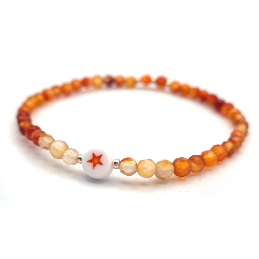 ARMBAND Achat mit Stern