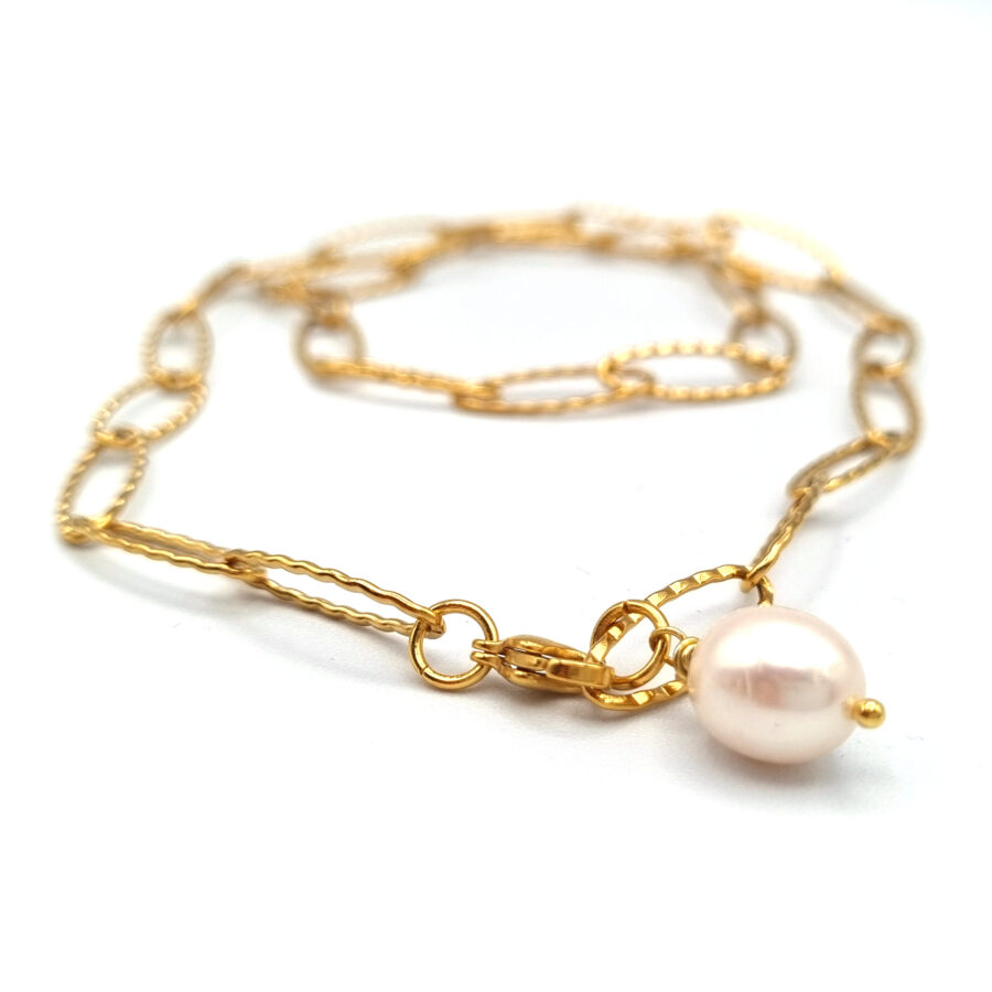 KETTE Oval mit Süßwasserperle