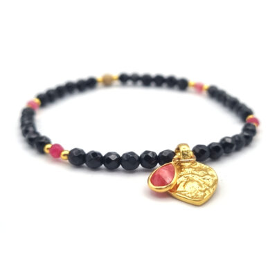 ARMBAND Spinell mit Achat