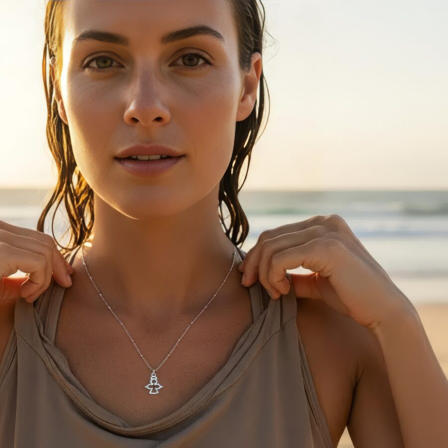 KETTE Edelstahl mit Anhänger Engel