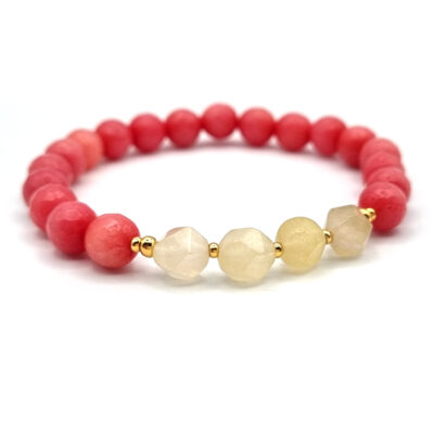 ARMBAND Achat und Jade