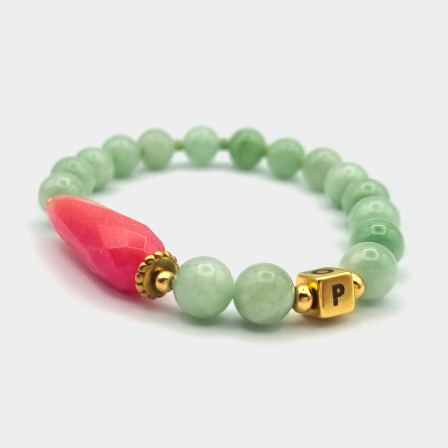 ARMBAND Persische Jade mit Achat - Hope