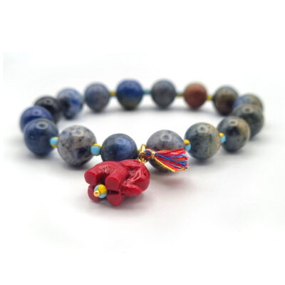 ARMBAND Sodalith mit Anhänger