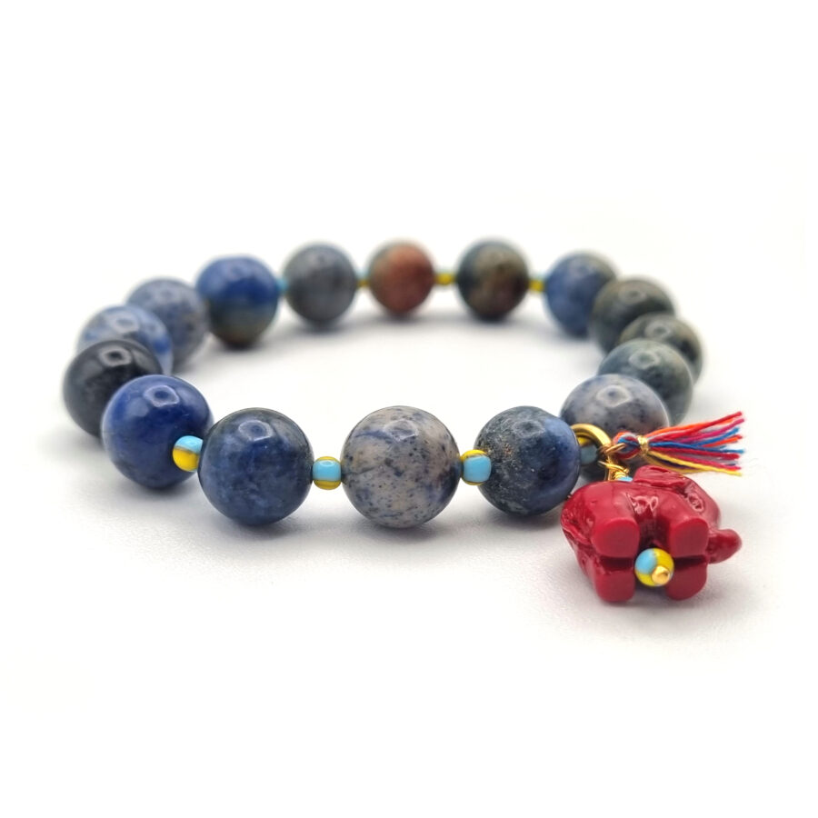 ARMBAND Sodalith mit Anhänger