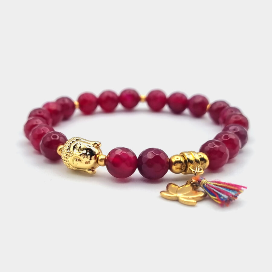 ARMBAND Achat mit Buddha
