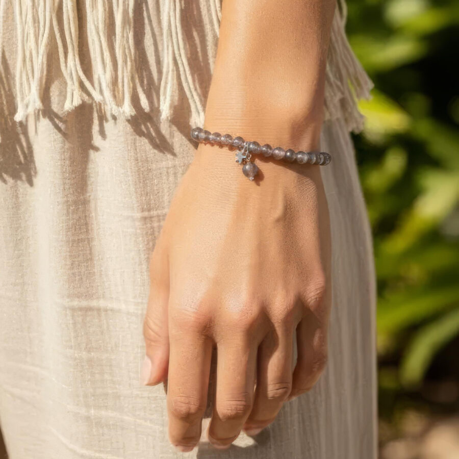 ARMBAND Achat mit Stern