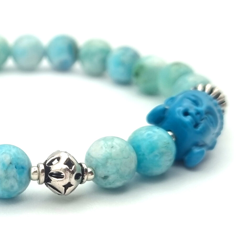 ARMBAND Hemimorphit mit Silber