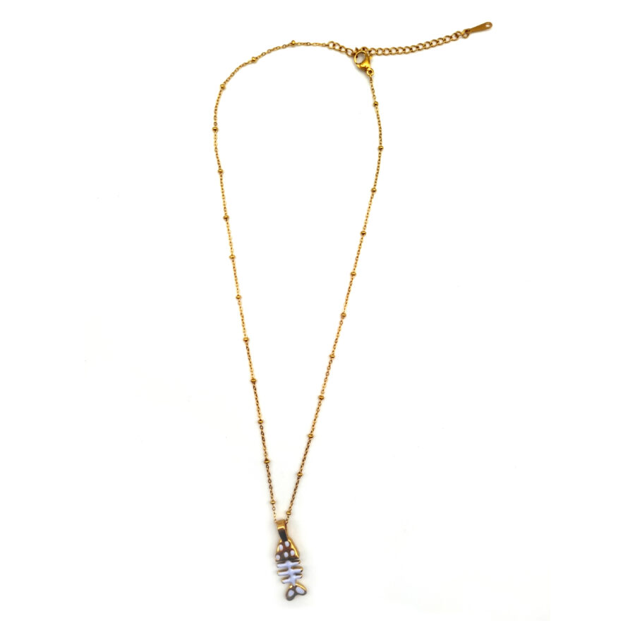 KETTE Edelstahl mit Anhänger Fisch